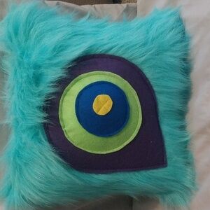 Faux Fur Monster Pillow